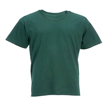 Dark Green Cotton T-shirts
